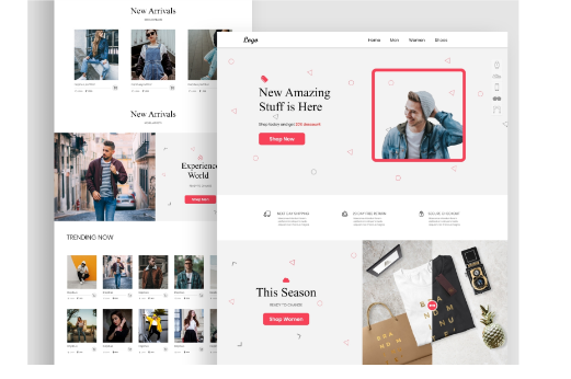 Shopping Website preview