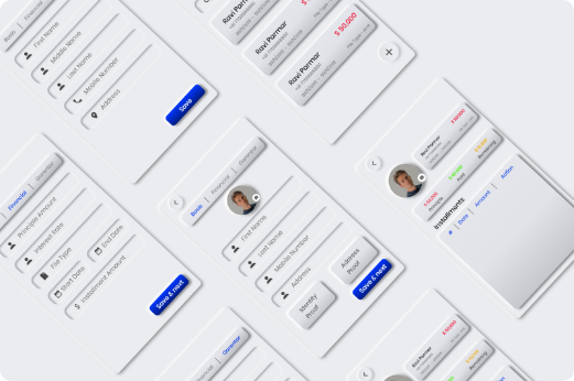 Soft UI App Form preview