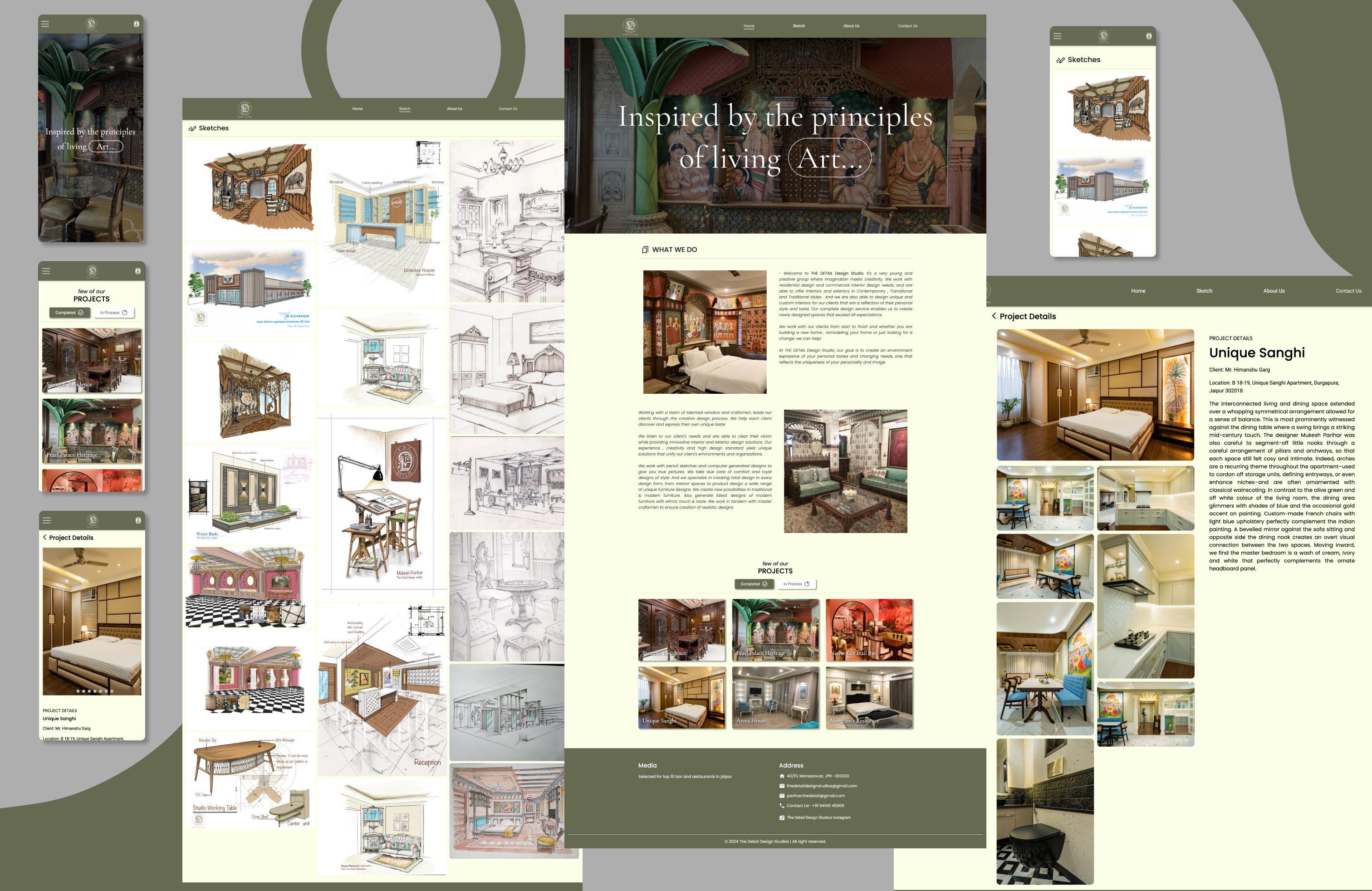 Interior Design Site preview